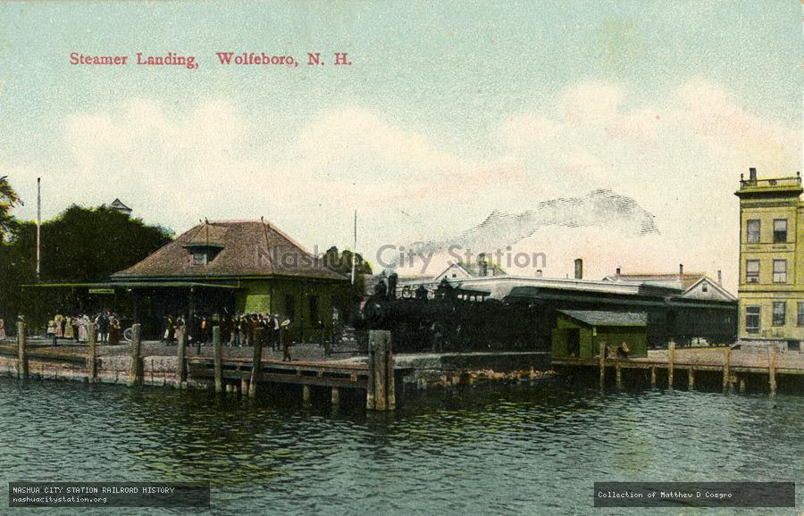 Postcard: Steamer Landing, Wolfeboro, New Hampshire